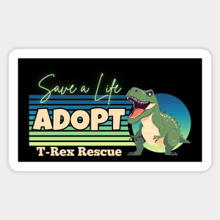 T-Rex Rescue Sticker